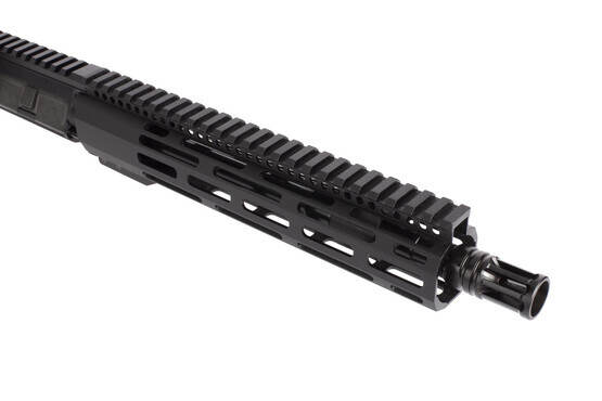 Radical Firearms 10.5in complete 1:8 AR-15 pistol upper in 5.56 NATO is threaded 1/2x28 with an effective A2 flash hider.